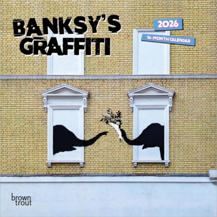 Banksy's Graffiti 2026 Mini 7x7 Calendar