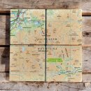 OS Map Ceramic Four Coaster Set - Cairngorms National Park