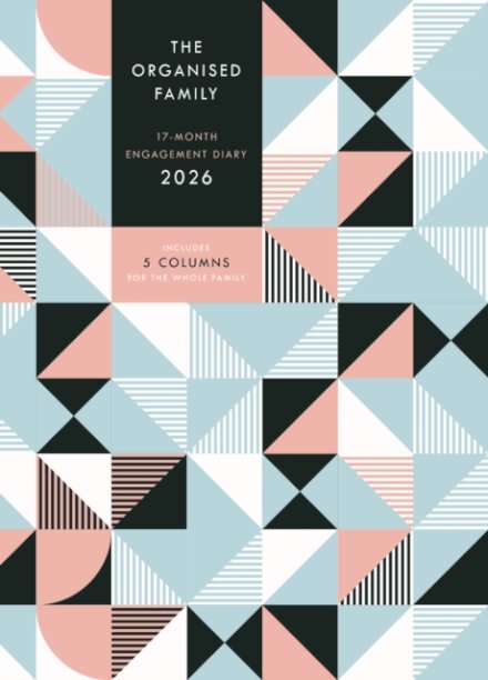 Organised Family (Geometric) Planner A5 Diary 2026