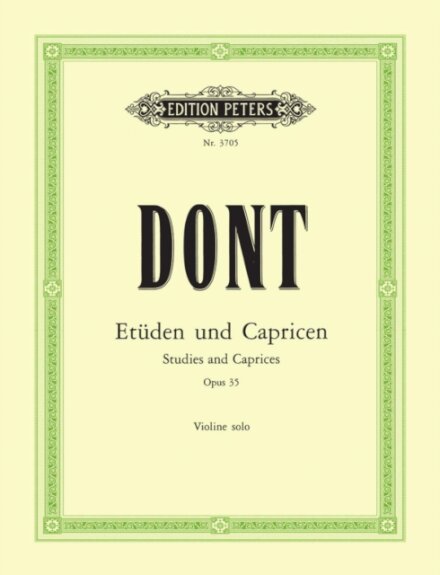 24 Etudes and Caprices Op. 35 for Violin