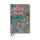 Morris Pink Honeysuckle (William Morris) Mini 12-month Day-at-a-time Hardback Dayplanner 2025 (Elastic Band Closure)