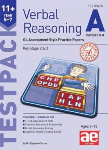 11+ Verbal Reasoning Year 5-7 GL & Other Styles Testpack A Papers 5-8