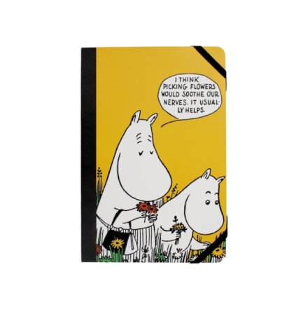 A5 Notebook (Softcover) - Moomin (Picking Flowers)