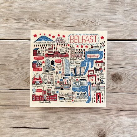 Julia Gash Wooden Coaster - Belfast