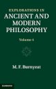 Explorations in Ancient and Modern Philosophy: Volume 4