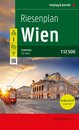 Vienna, giant map, city atlas 1:12,500