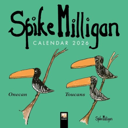 Spike Milligan Mini Wall Calendar 2026 (Art Calendar)