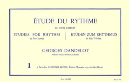 Etude Du Rythme Vol1