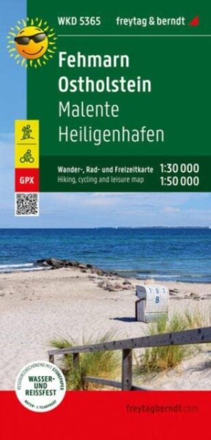 Fehmarn - Ostholstein, hiking, cycling and leisure map