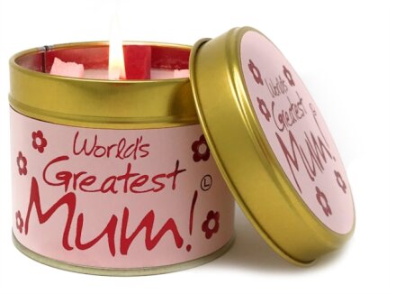 World's Greatest Mum - Scented Tin Candle