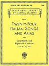 24 Italian Songs & Arias - Medium High Voice