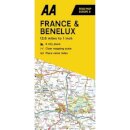 AA Road Map France & Benelux