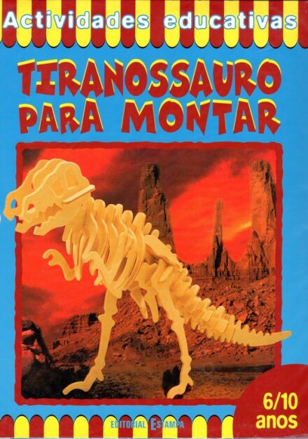 Tiranossauro Para Montar 6/10 Anos