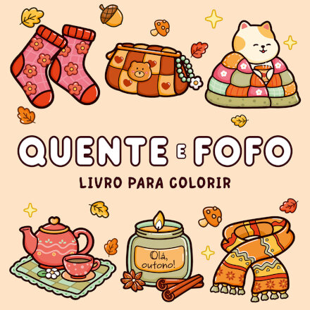 Quente e fofo - Livro para colorir