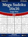 Mega Sudoku 16x16 Large Print - Hard - Volume 59 - 276 Logic Puzzles