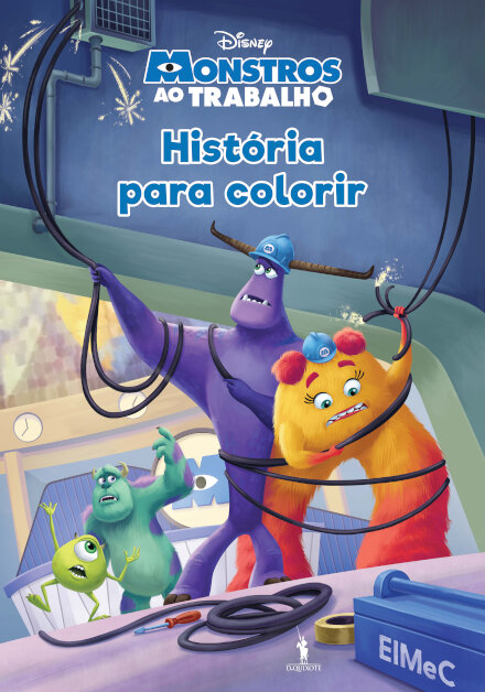 História para Colorir - Monstros ao Trabalho