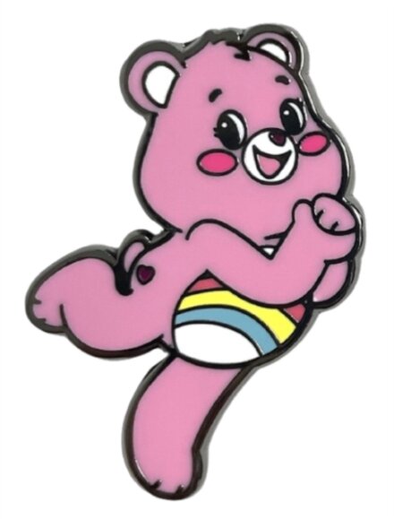 Unlock Cheer Bear Pin Badge