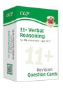 11+ GL Verbal Reasoning Revision Question Cards - Ages 10-11