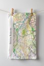 OS Map Tea-towel - Brecon Beacons National Park
