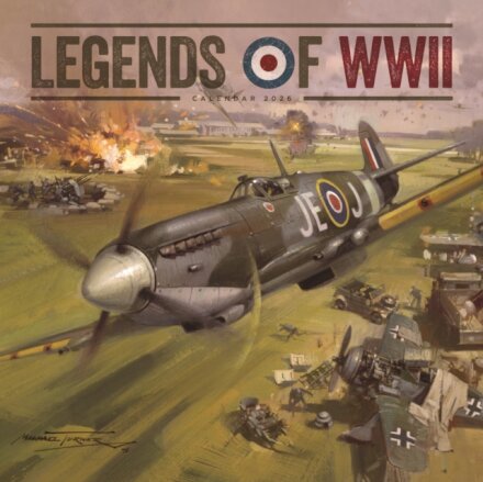 Legends Of Wwii Square Wall Calendar 202