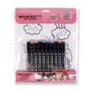 HELLO KITTY & FRIENDS COLOUR BY NUMBERS ACTIVITY SET