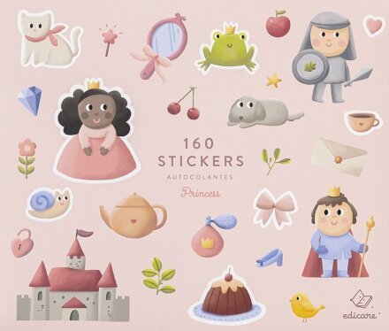 160 Stickers - Princess