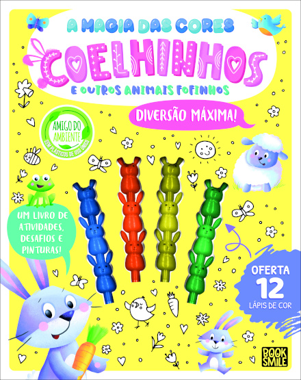 A Magia das Cores: Coelhinhos e outros Animais Fofinhos