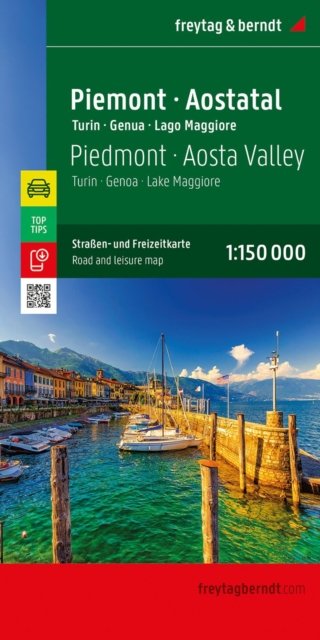 Piemont - Aosta Valley Road and Leisure Map
