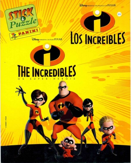 Os Super Heróis-Stick E Puzzle
