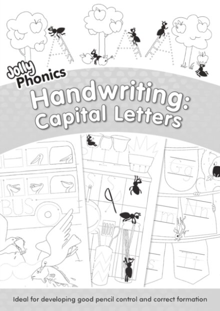 Jolly Phonics Capital Letters Handwriting Book