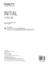 Trinity College London Violin Exam Pieces From 2020: Initial (part only)