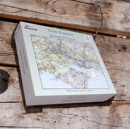 OS Map 500 Piece Premium Jigsaw Puzzle - New Forest National Park
