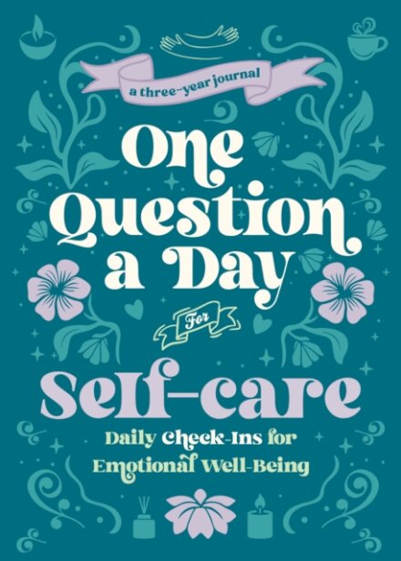 One Question a Day for Self-Care (Floral)