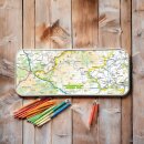 OS Map Metal Pencil Tin - Northumberland National Park