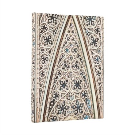 2026 Vault of the Milan Cathedral (Duomo di Milano) Midi 12-month Horizontal Hardcover Flexi Dayplanner 2026 (Wrap Closure)