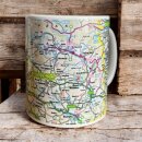 OS Map Ceramic Mug - Peak District National Park