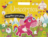 Unicórnios- Megabloco para pintar com autocolantes