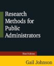 Research Methods for Public Administrators