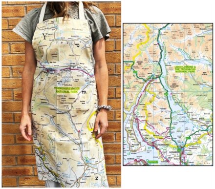 OS Map Adult Apron - Loch Lomond and The Trossachs National Park