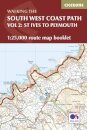 South West Coast Path Map Booklet - Vol 2: St Ives to Plymouth