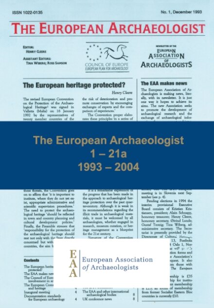 The European Archaeologist: 1 – 21a