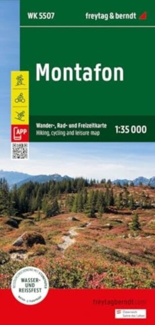 Montafon Hiking, Cycling & leisure Map