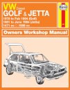 VW Golf & Jetta Mk 1 Diesel (78 - 84) Haynes Repair Manual