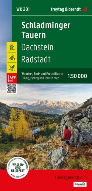 Schladminger Tauern Hiking, Cycling and Leisure Map