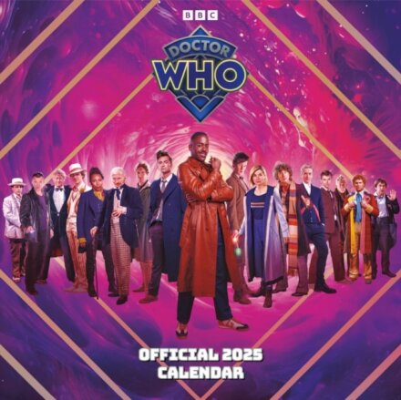 Official Doctor Who Classic Edition Square Calendar 2025