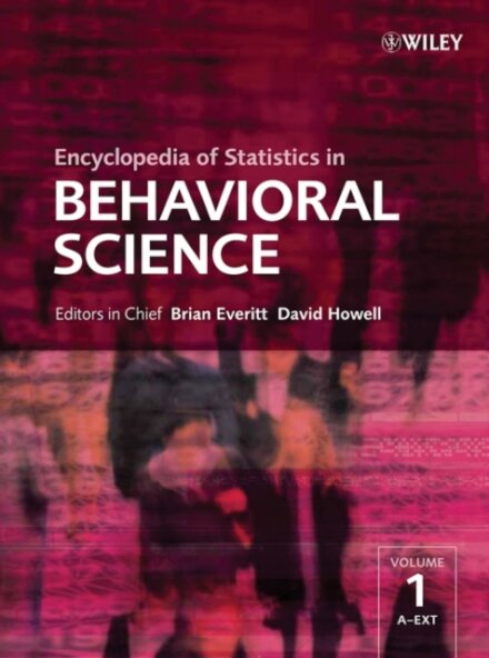 Encyclopedia of Statistics in Behavioral Science