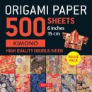 Origami Paper 500 sheets Kimono Flowers 6" (15 cm)