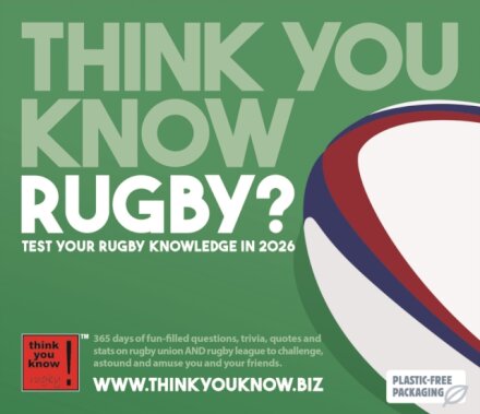 Think You Know Rugby Box Calendar 2026