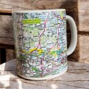 OS Map Ceramic Mug - South Downs National Park