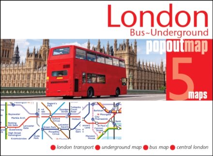 London Bus Underground Popout Map